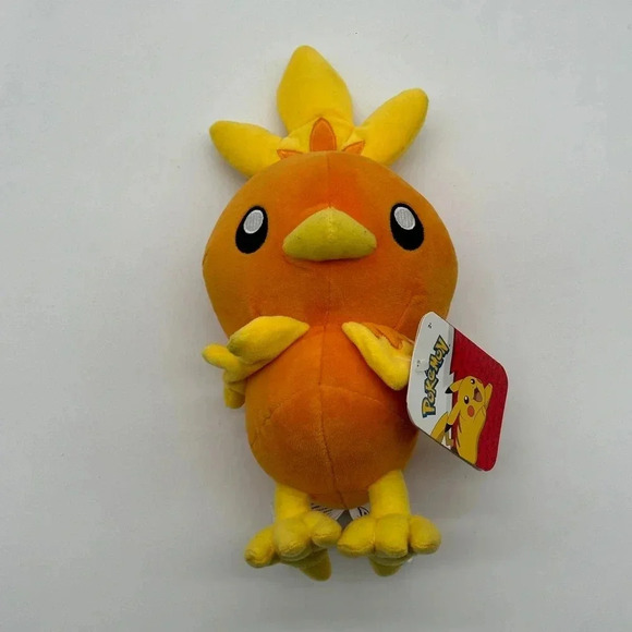 Torchic POKEMON Nintendo Jazwares Plush 8" 2022 Stuffed Animal Pocket Monster - Picture 2 of 5
